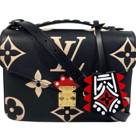 Louis Vuitton Crafty Metis in Black Crossbody Satchel Handbag - Picture 13 of 15